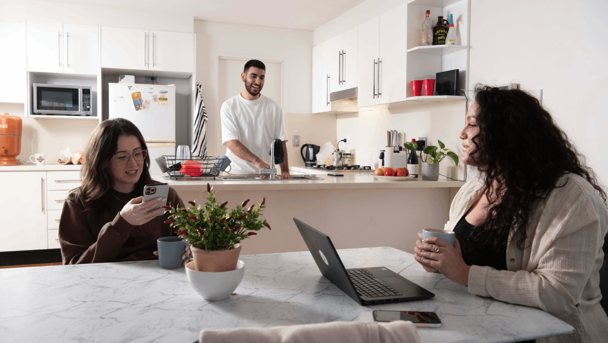 friends making sure their online identity is protected