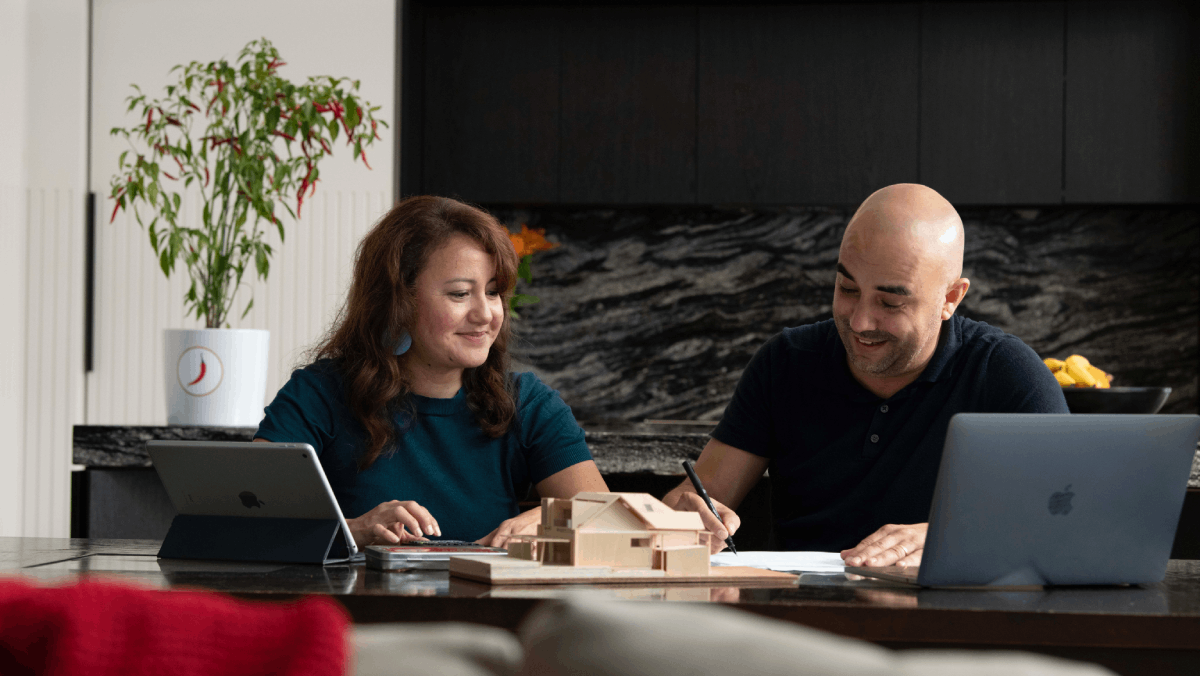 Applying for a Pepper Money home loan on a computer