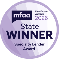 Pepper Money MFAA Specialty Lender Award 2026 - State Winner